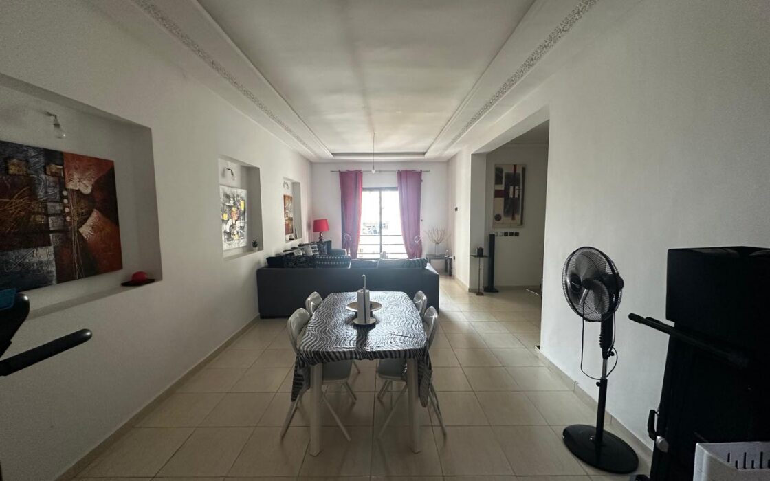 Vente d’un très bel appartement de 156m² au quartier Maamora (KENITRA)