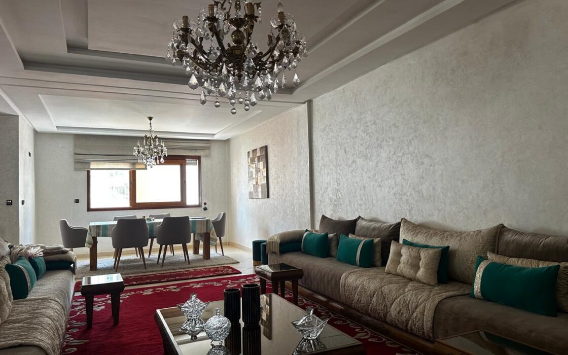 Vente d’un appartement spacieux lumineux et Cosy de 200m² (CENTRE-VILLE) -KENITRA
