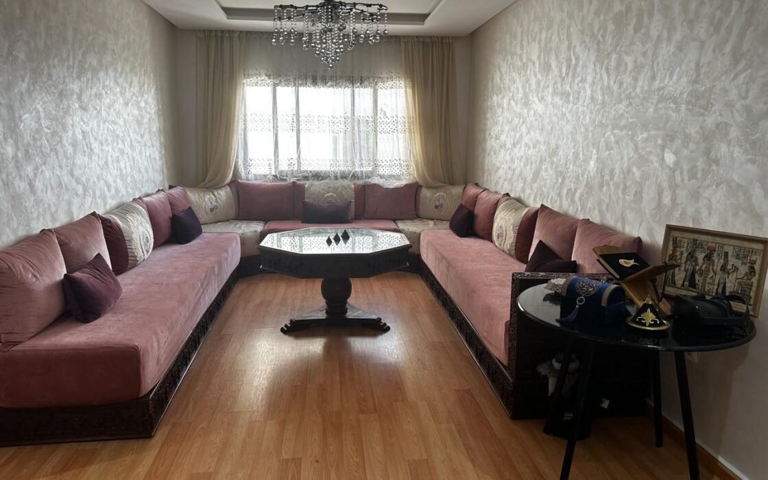 Vente d’un très bel appartement de 102m² au quartier Maamora (KENITRA)