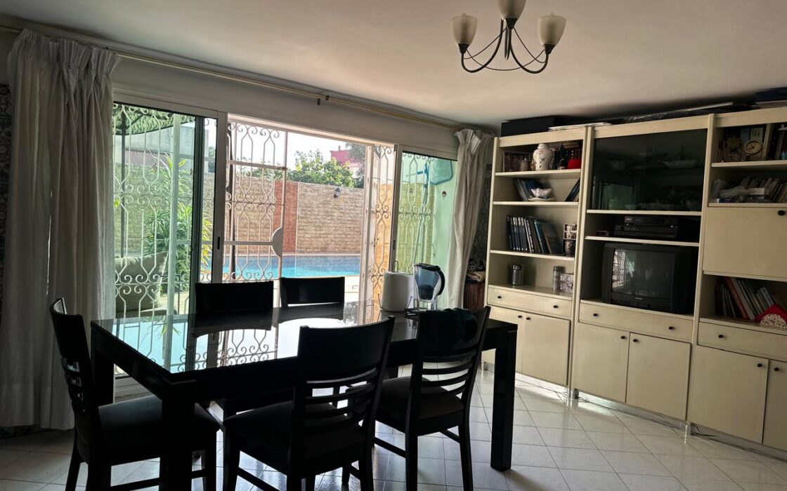 Vente d’une villa 3 façades AVEC PISCINE de 466m²- BIR RAMI EST (KENITRA)