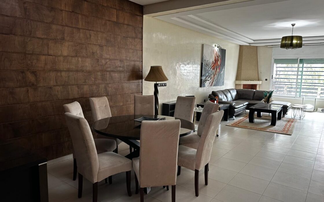 Location meublée d’un MAGNIFIQUE appartement de 265m² Maamora