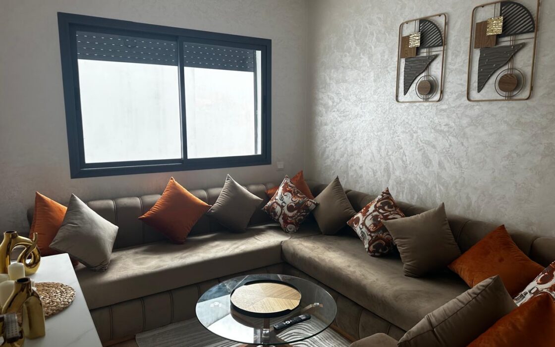 🌟 À LOUER : Magnifique Appartement Meublé NEUF et COSY à Kénitra (Maamora)