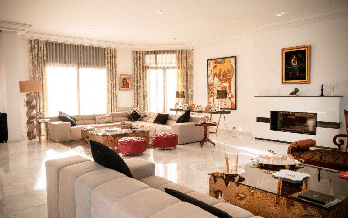 Villa de luxe à vendre à Kénitra avec piscine, jardin et 4 façades