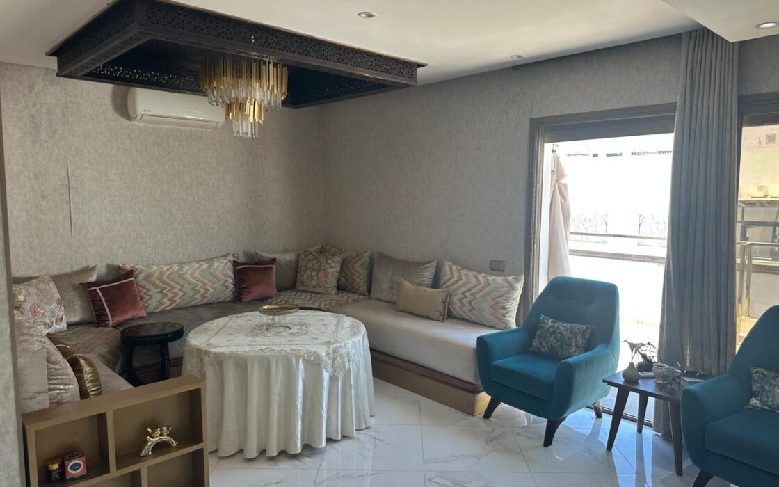 À VENDRE – Magnifique Appartement Rénové à Val Fleury – Kénitra