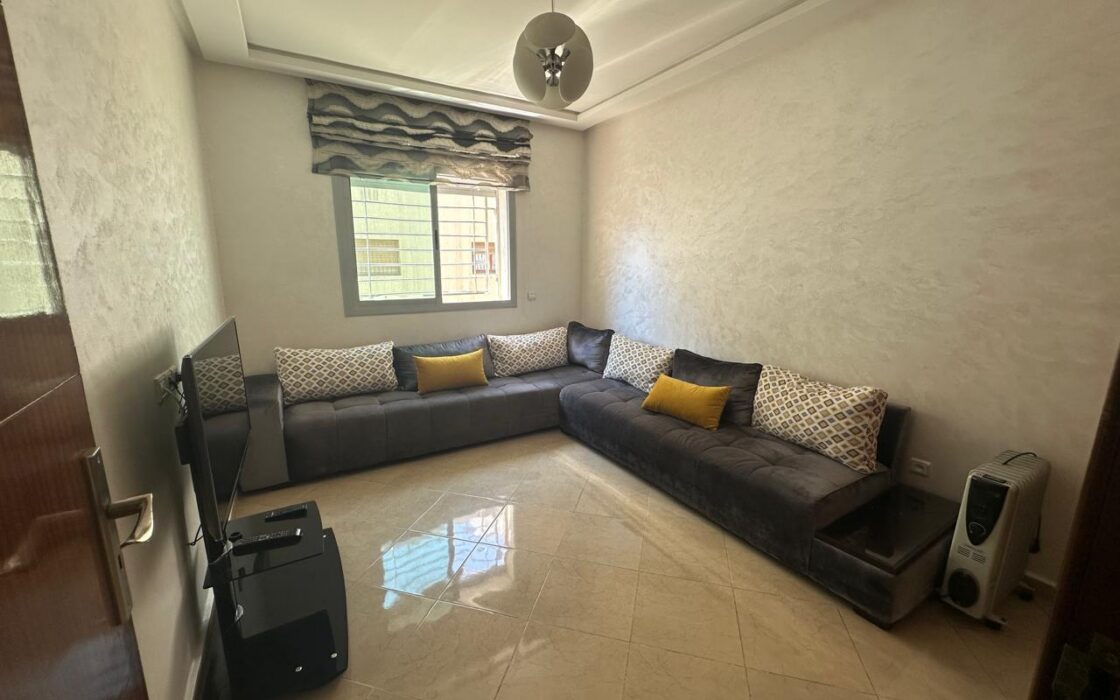 À LOUER – Appartement meublé de 111 m² – Longue durée – Ville Haute – Kénitra