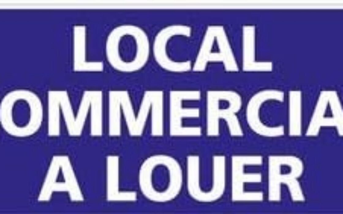 LOCAL COMMERCIAL À LOUER – EMPLACEMENT STRATÉGIQUE À LA VILLE HAUTE, KÉNITRA