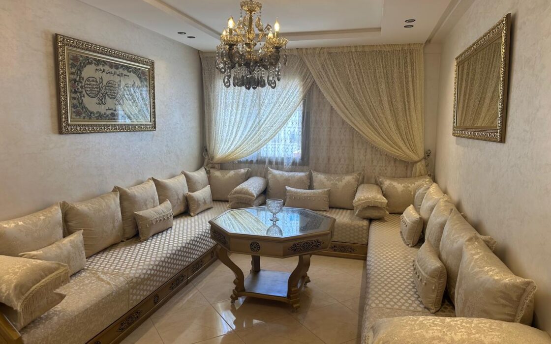 À LOUER – Appartement meublé longue durée à Mimosas – Kénitra