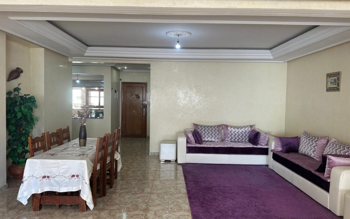 À VENDRE – BEL APPARTEMENT SPACIEUX À MAAMORA 179m²– KÉNITRA