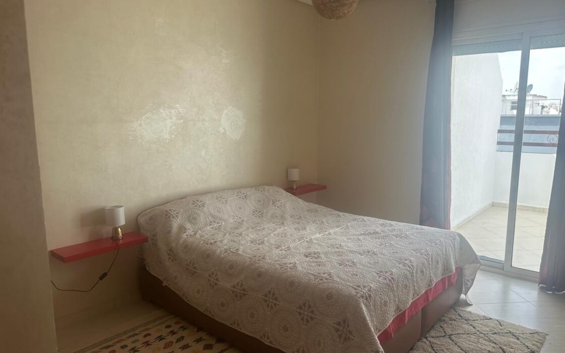 À VENDRE – BEL APPARTEMENT AVEC GRANDE TERRASSE DE 39 M² – QUARTIER MIMOSAS, KÉNITRA
