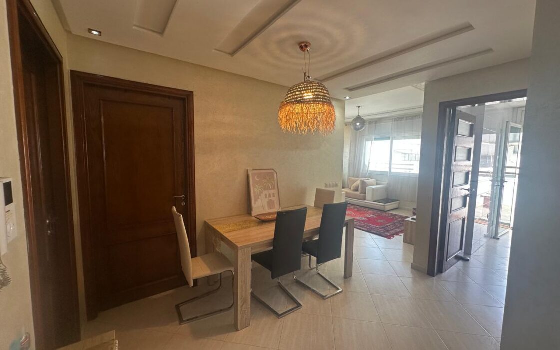 À VENDRE – BEL APPARTEMENT AVEC GRANDE TERRASSE DE 39 M² – QUARTIER MIMOSAS, KÉNITRA