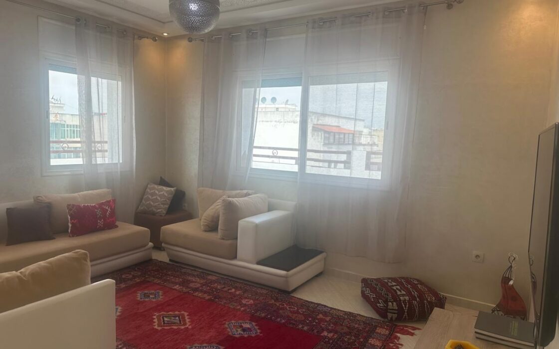 À VENDRE – BEL APPARTEMENT AVEC GRANDE TERRASSE DE 39 M² – QUARTIER MIMOSAS, KÉNITRA